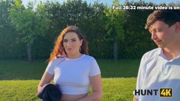 HUNT4K. Pounding Pussy at the Pond. Hot sex with Suzie Sparklez