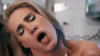 TRANS ANGELS - Kalli Grace Spreads Her Legs And Takes A Hard Anal Pounding In Missionary By Michael Jackman