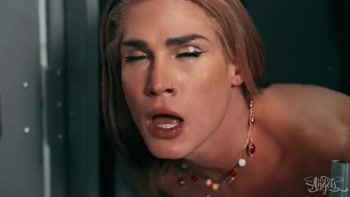 TRANS ANGELS - Kalli Grace Spreads Her Legs And Takes A Hard Anal Pounding In Missionary By Michael Jackman