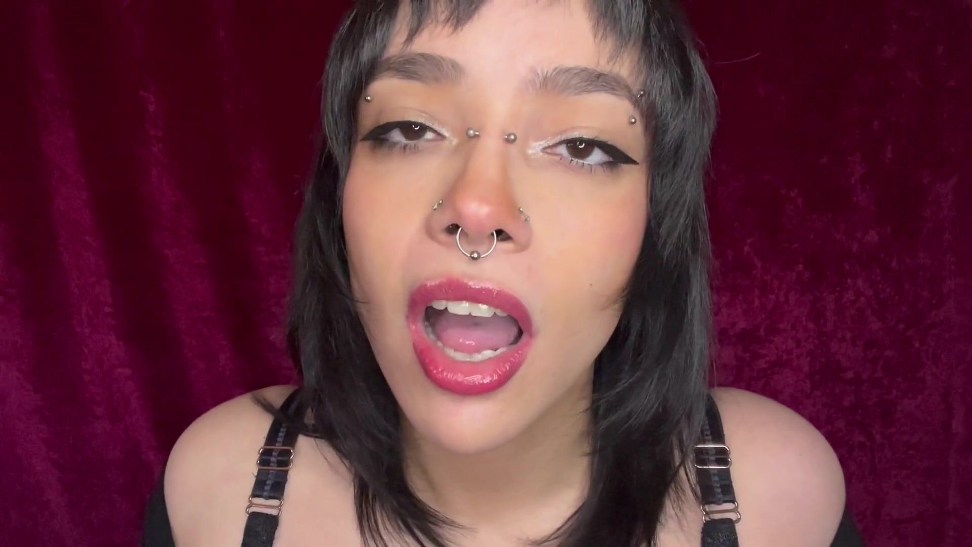Drooling Long Tongue JOI with Countdown CUM IN MY MOUTH!