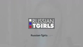 RUSSIAN TGIRLS - Bootyful Marina Returns With A Dildo