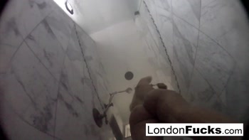 London Keyes' Solo Seduction: Wetting Her Big Tits