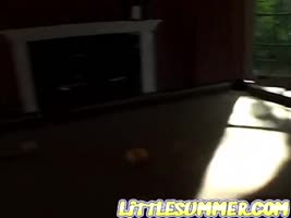 Summer's Sizzling Lesbian Kiss & Play