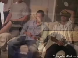 College Blonde Sizzles at Party with Blowjob and Hardcore Sex