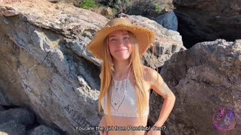 SpiriteMoon's Naughty Beachside Fling: POV Blowjob & More