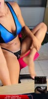 Rosavermelhagp's Sultry Solo Ride: Big Tits & Ass Tease