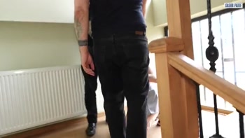 Guys, Do Whatever You Want with Her, My Slutty Wife Wants It! Cuckold Session with Hard Double Penetration!