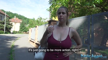 Public Agent - Her BIG NATURAL TITS feel fucking fabulous!