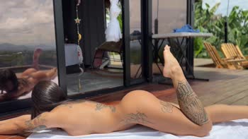 Anna_cherry7 - Anna's Sultry Colombian Yoga Solo: Flawless Body, Perfect Strains