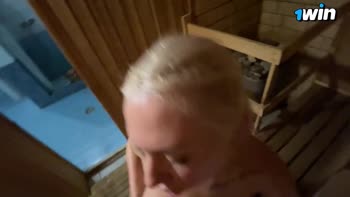 Alexa Bunny's Sauna Surprise: Steamy Stranger Sex