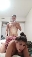 Polishmexican22's Sizzling POV Doggystyle - Hot Latina Takes Hard Rough Sex