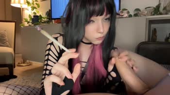 Tame Me Ivy - Ivy's Smoking Seduction: Stepdaughter Sucks Daddy's Cock on Her Knees