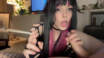 Tame Me Ivy - Ivy's Smoking Seduction: Stepdaughter Sucks Daddy's Cock on Her Knees
