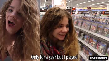 Porn Force - Sabrina E's Double-Faced Temptation: Petite European Cutie in Cute & Slut Modes