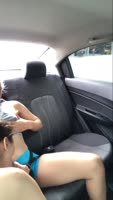 MeryandLu's Car Ride Seduction: Hot Latina Lesbians in Action