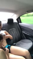 MeryandLu's Car Ride Seduction: Hot Latina Lesbians in Action