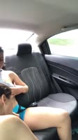 MeryandLu's Car Ride Seduction: Hot Latina Lesbians in Action