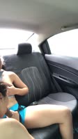 MeryandLu's Car Ride Seduction: Hot Latina Lesbians in Action