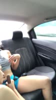 MeryandLu's Car Ride Seduction: Hot Latina Lesbians in Action