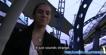 PublicAgent I Cum over her Tits in an Abandoned Garage