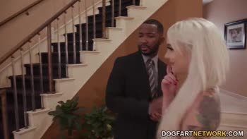 Bella Jane's Petite Perfection: Rico Strong's Big Black Cock Gangbang