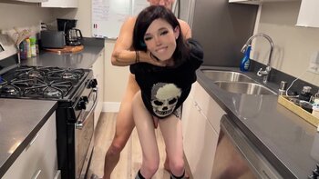 PuppygirlXO's Cute Goth Trans Stepsis Craves Brother's Rough Creampie