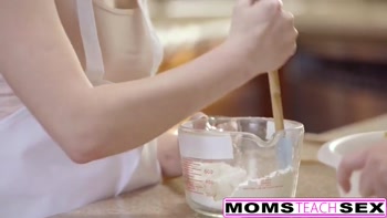 MomsTeachSex - Horny Step Mom Tricks Teen (18+) Into Hot Threeway