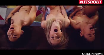 LETSDOEIT - Apolonia Lapiedra and Her BFF's Have an Orgasm Contest