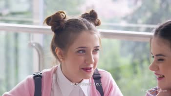 Seduced in the Cafe: Two Russian Teens (18+) Share a Handsome Boy