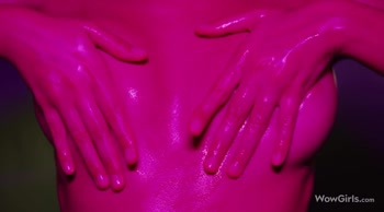 Alissa Foxy's Sultry Solo Delight: Oil-Slicked Softcore Sensations