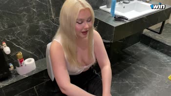 Blondessa's Corporate Secrets: Big Ass Blowjob & Creampie at the Party