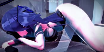 O_skailer_O - Hayase Yuuka's Cosplay Seduction: A Blue Archive Fantasy
