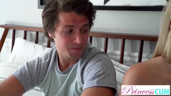 Blake Blossom Seduces Stepbro Jay Romero for Cum-Filled Bliss