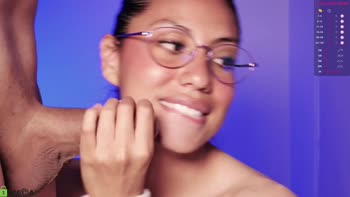LuxuryAngie's Colombian Cutie: Petite, Big-Eyed Beauty Sucks Cock