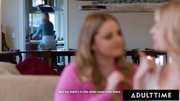 Step Aunt Foursome: Blonde PAWG Lesbians Unleash Big Tits Orgy