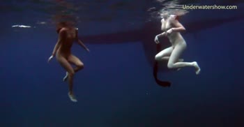 Petite Babes in Bikinis: Underwater Sensations in Tenerife