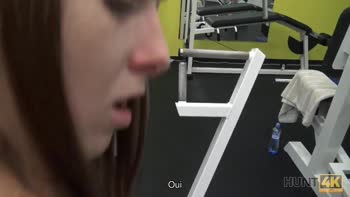 HUNT4K. Linda Sweet Forgets about Working out and has Sex for Money
