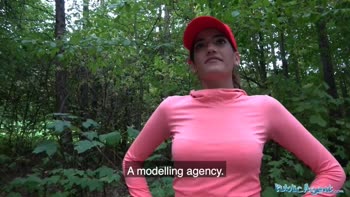 Public Agent Hot Spanish Jogger Fucks on Stairs