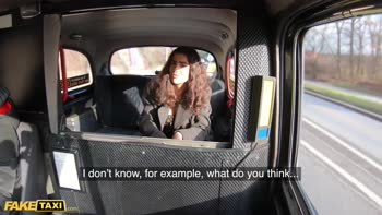 Asian Babe Aaeysha's POV Taxi Ride Turns into a Steamy Deepthroat Affair