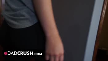 Blonde Teen (18+)'s Dad Crush Secret: Exchanging Vitamins for Erection Pills and Wild Sex