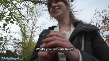 Luna Dark Sings Sweet Nothings to My Cock in Public