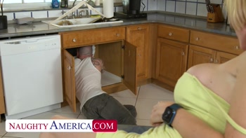 Busty Blonde Casca Akashova Is Real Horny For The Hired Handyman