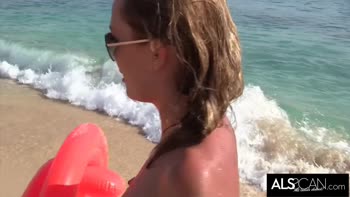 Beachside Seduction: Franziska Facella and Friends Get Wild