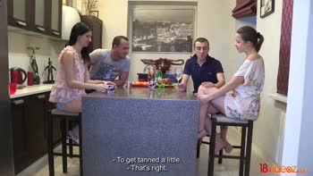 Taissa Shanti's Russian Threesome Delight: Staying Together to Cum