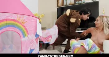 Chloe Temple Seduces Stepbro in Taboo Dress-Up Delight with Ricky Spanish