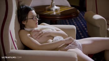 Haily Sanders' Sultry Solo: Licking Fingers & Tasting Her Own Delight
