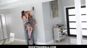 Jessae Rosae's Petite Frame Pounded by Giant Cock