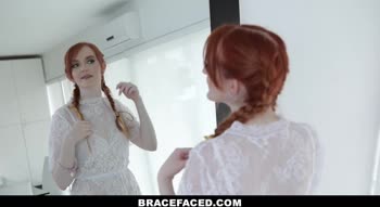 J-Mac's Big Cock Delights Petite Redhead Krystal Orchid in Rough Ride
