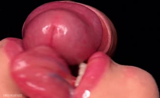 SweetheartKiss's Cum Dumpster Obsession: Sloppy Close-Up Blowjob