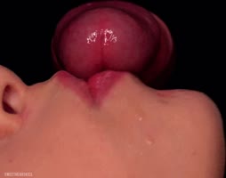 SweetheartKiss's Cum Dumpster Obsession: Sloppy Close-Up Blowjob